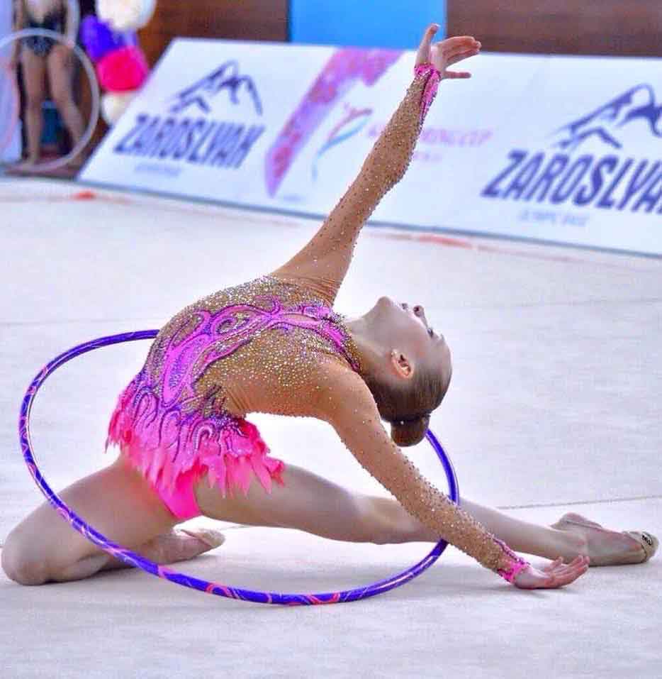Rhythmic Gymnastics leotard by NY fashion designer Alexander Stogov