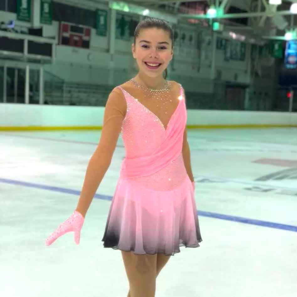 figure skating dress by NY fashion designer Alexander Stogov