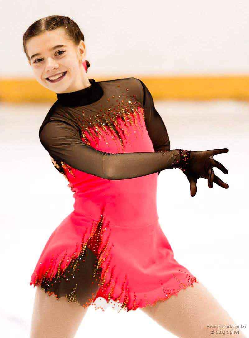 figure skating dress by NY fashion designer Alexander Stogov