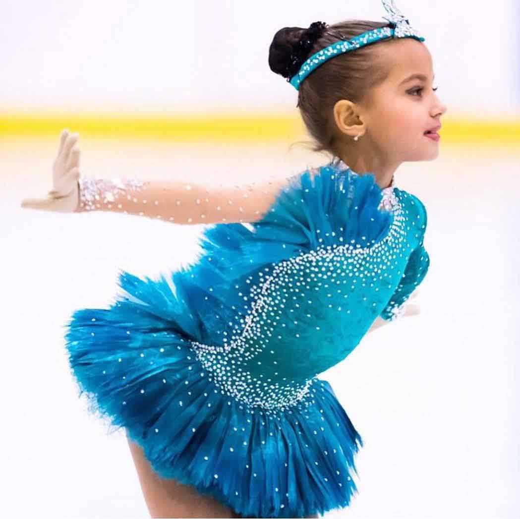 figure skating dress by NY fashion designer Alexander Stogov