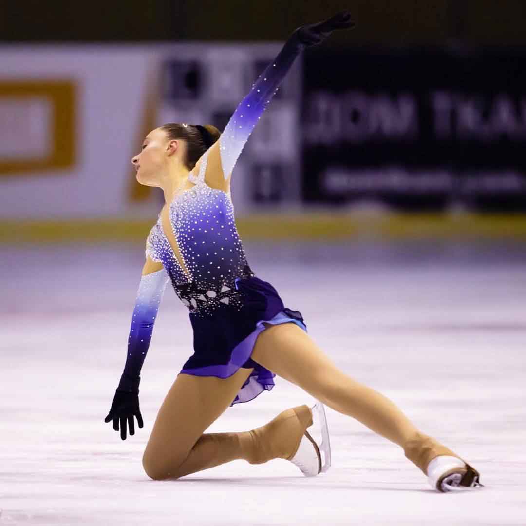 figure skating dress by NY fashion designer Alexander Stogov