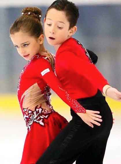 figure skating dress by NY fashion designer Alexander Stogov