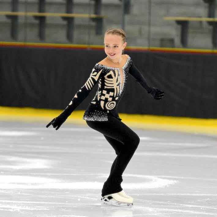 figure skating dress by NY fashion designer Alexander Stogov