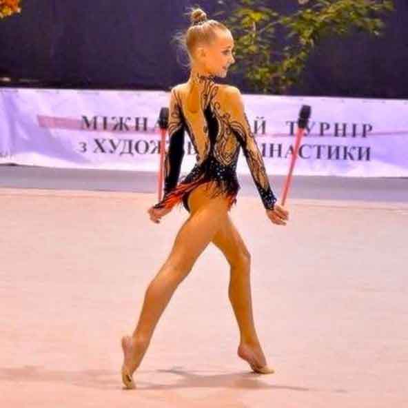 Rhythmic Gymnastics leotard by NY fashion designer Alexander Stogov