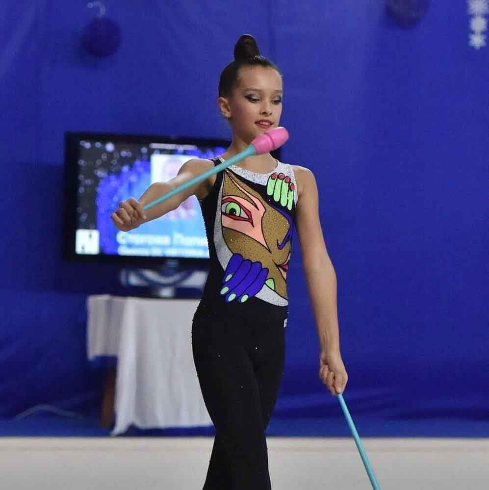 Rhythmic Gymnastics leotard by NY fashion designer Alexander Stogov