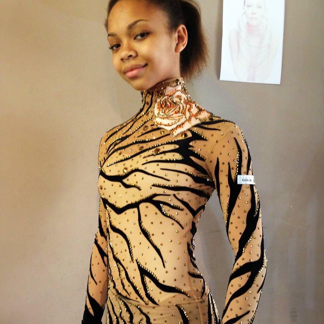 Rhythmic Gymnastics leotard by NY fashion designer Alexander Stogov