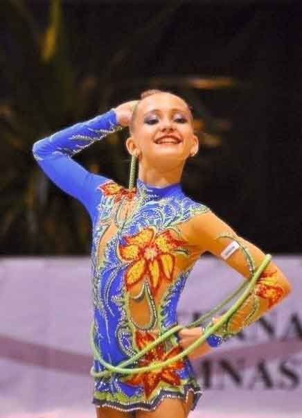 Rhythmic Gymnastics leotard by NY fashion designer Alexander Stogov