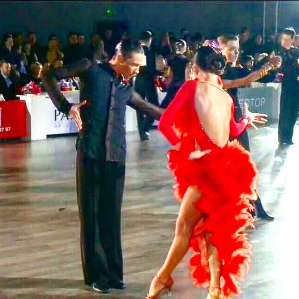 Dance Competition Costume by NY fashion designer Alexander Stogov
