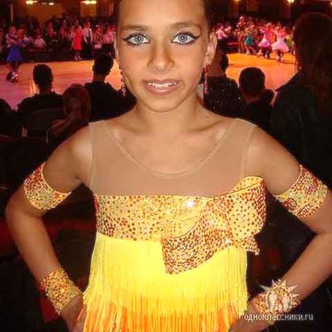 Dance Competition Costume by NY fashion designer Alexander Stogov
