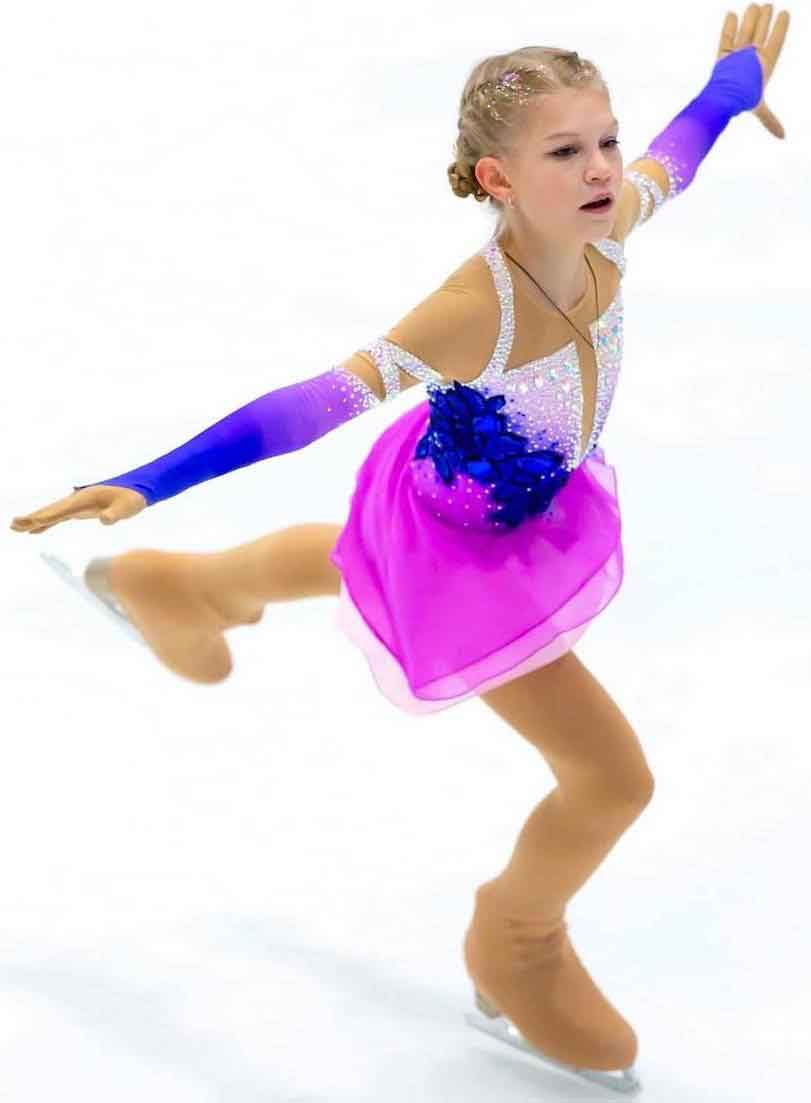 figure skating dress by NY fashion designer Alexander Stogov
