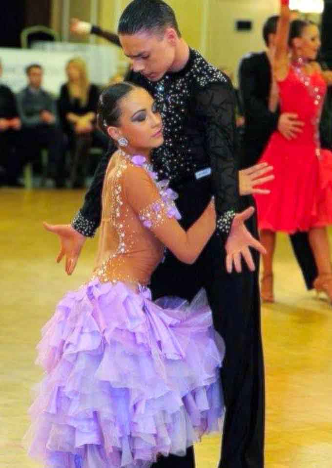 Dance Competition Costume by NY fashion designer Alexander Stogov